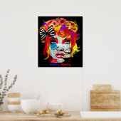 パンクロックガール ポスター (キッチン)