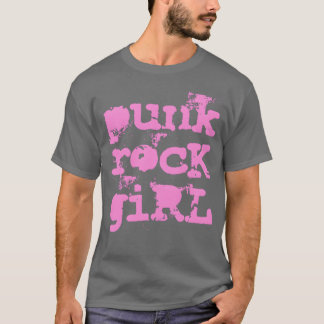 パンクロックガール 楽しい Tシャツ