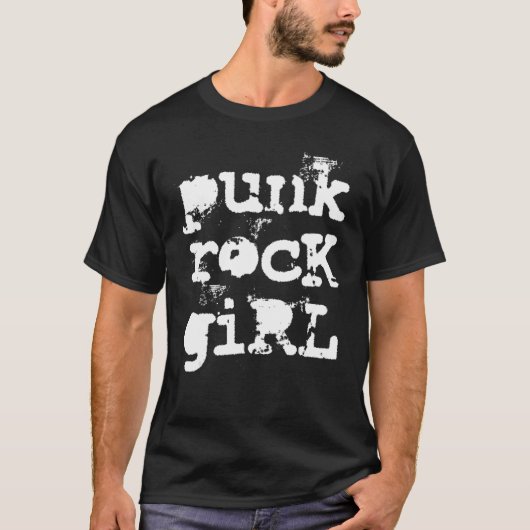 パンクロックガール Tシャツ (正面)