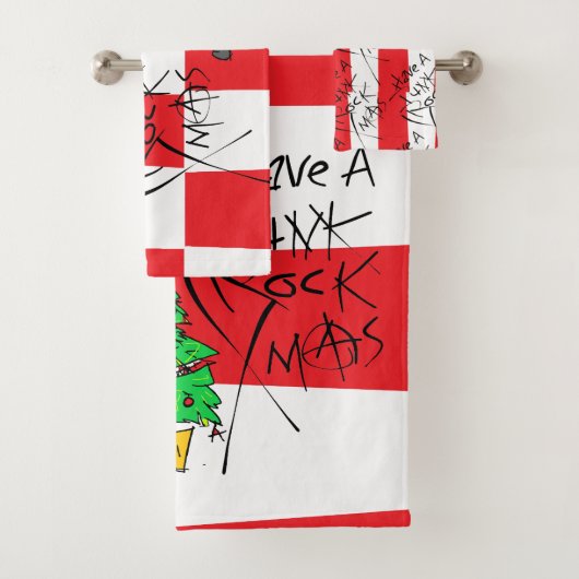 パンクロッククリスマス バスタオルセット (インサイチュ)