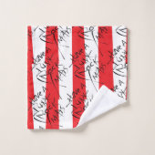 パンクロッククリスマス バスタオルセット (ウォッシュタオル)