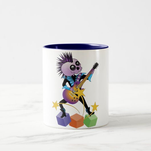 パンクロックスカル ツートーンマグカップ (中央)