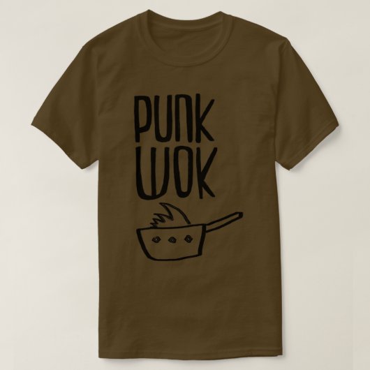 パンクロックスパンクウォック Tシャツ (デザイン正面)