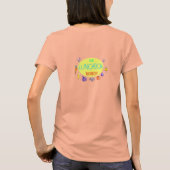 パンクロックダイコン、燃え尽きたティー Tシャツ (裏面)