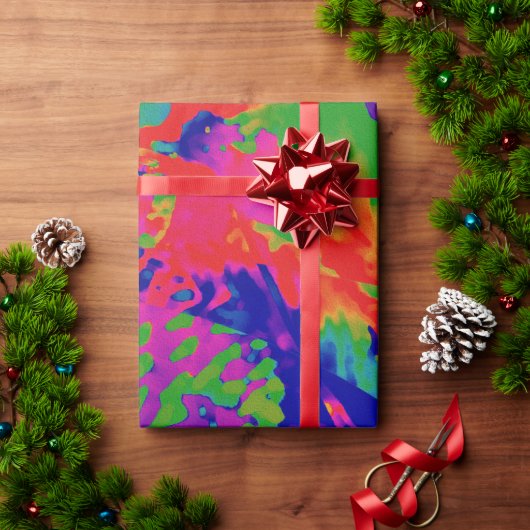 パンクロックデザイン ラッピングペーパー (クリスマスギフト)