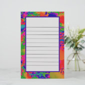 パンクロックデザイン 便箋 (スタンド正面)