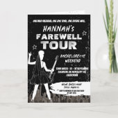 パンクロックバチェロレッテ週末の日程 招待状 (正面)