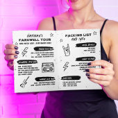 パンクロックバチェロレッテ週末の日程 招待状