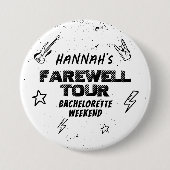 パンクロックバンドのラストツアー ブライズメイドパーティー 缶バッジ (正面)