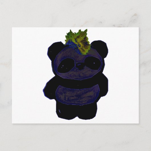 パンクロックパンダ2 ポストカード (正面)