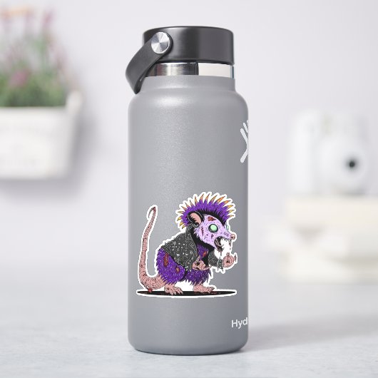パンクロックポッサムゾンビ シール (HydroFlask)