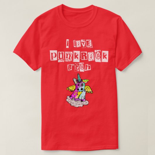 パンクロックメタルコンサートフェスティバルユニコーン7 Tシャツ (デザイン正面)