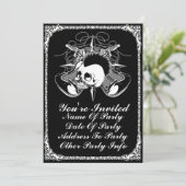 パンクロックモホークスカルバラギタースパイク 招待状 (スタンド正面)