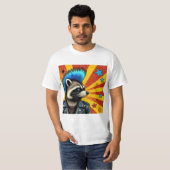 パンクロックラクーン2 Tシャツ (正面フル)