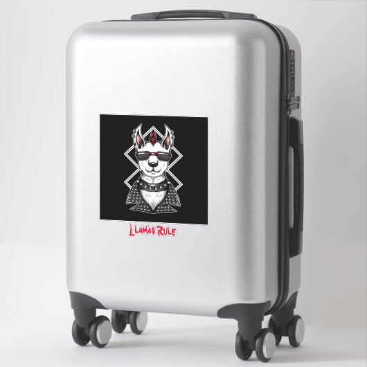 パンクロックラマスルール シール (スーツケース)