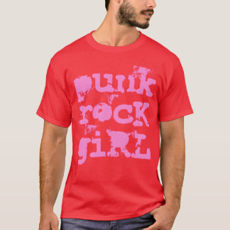 パンクロック女子 ユーモア Tシャツ