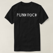 パンクロック文字 Tシャツ (デザイン正面)