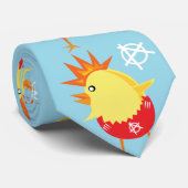 パンクロック無政府教会イースターシックのメンズネックタイ ネクタイ (ロール)