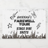 パンクロック独身最後の旅 リキュールボトルラベル (シングルラベル)