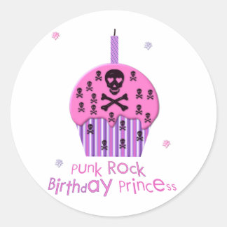 パンクロック誕生日プリンセス ラウンドシール