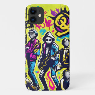 パンクロック通りアートバンドグラフィティ iPhone 11 ケース