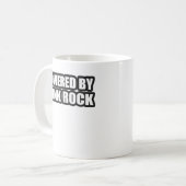 パンクロック音楽によって動力を与えられる人の女の子 コーヒーマグカップ (正面左)