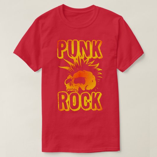 パンクロック音楽10 Tシャツ (デザイン正面)
