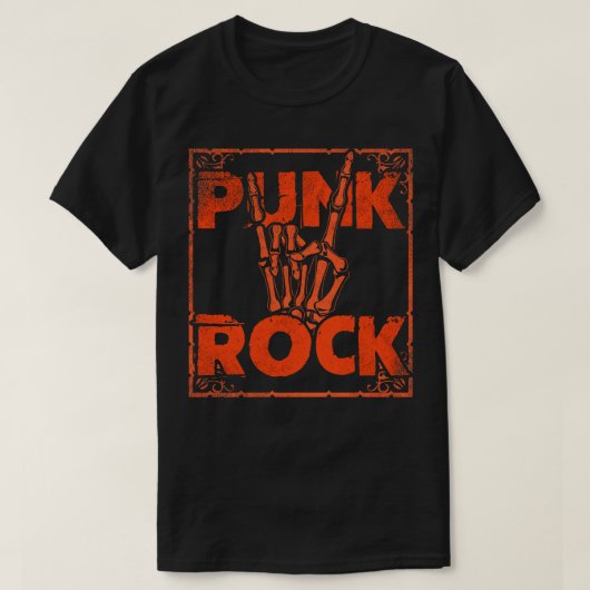 パンクロック音楽12 Tシャツ (デザイン正面)