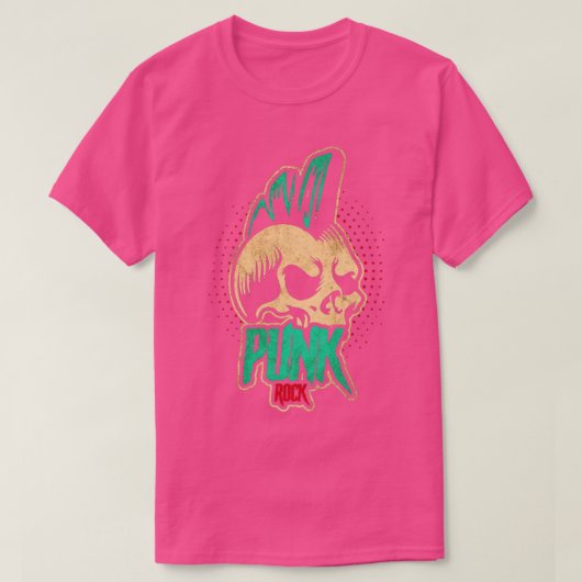 パンクロック音楽14 Tシャツ (デザイン正面)