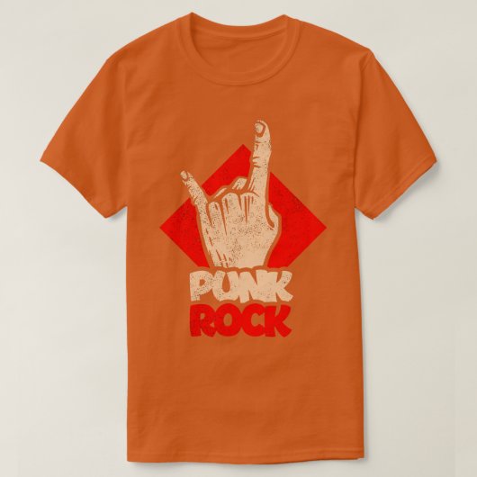 パンクロック音楽16 Tシャツ (デザイン正面)