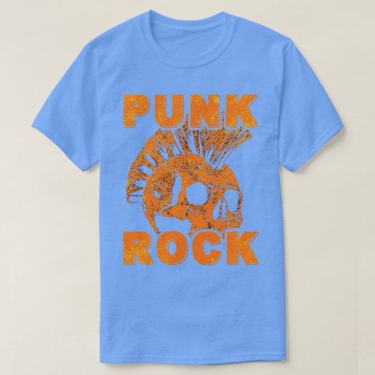 パンクロック音楽3 Tシャツ (デザイン正面)