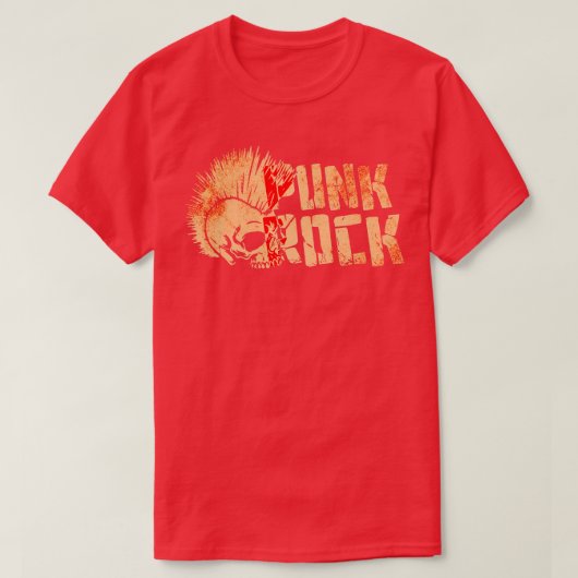 パンクロック音楽5 Tシャツ (デザイン正面)