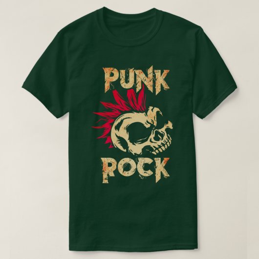 パンクロック音楽7 Tシャツ (デザイン正面)