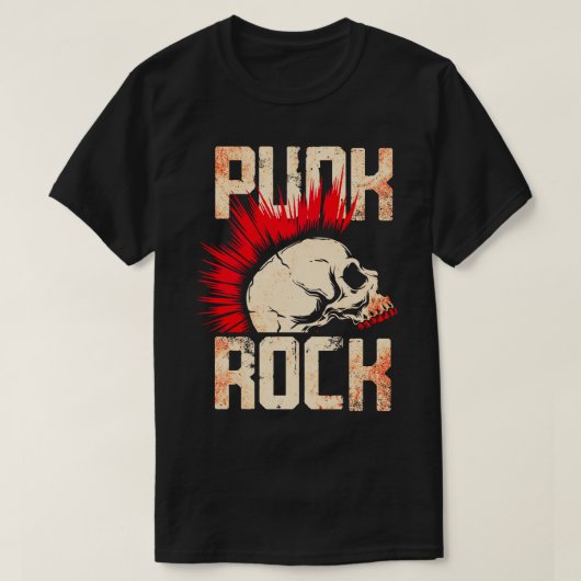 パンクロック音楽8 Tシャツ (デザイン正面)