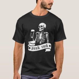 パンクロック骨格 Tシャツ