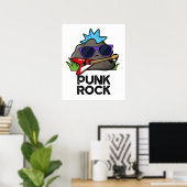 パンクロック おもしろ音楽 ダジャレ ポスター (ホームオフィス)