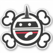 パンクロック・ユニコーン・ステッカー シール (正面)