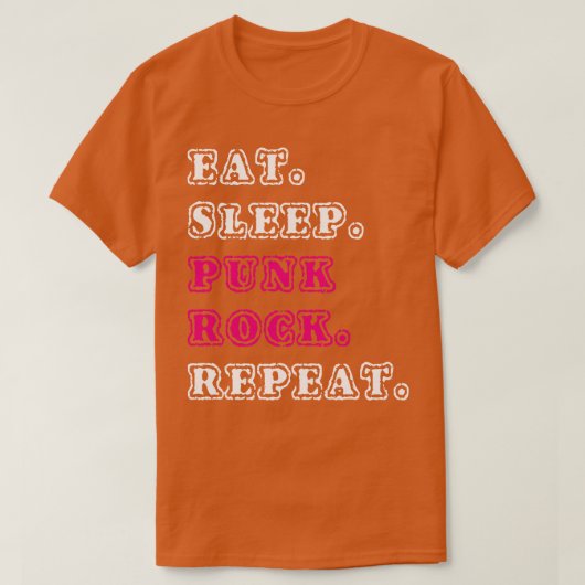 パンクロック Tシャツ (デザイン正面)