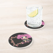 パンク原宿女の子だからかわいいかわいいガーリーと コースター (側面)