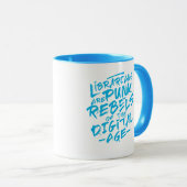 パンク反政府図書館員 マグカップ (正面右)