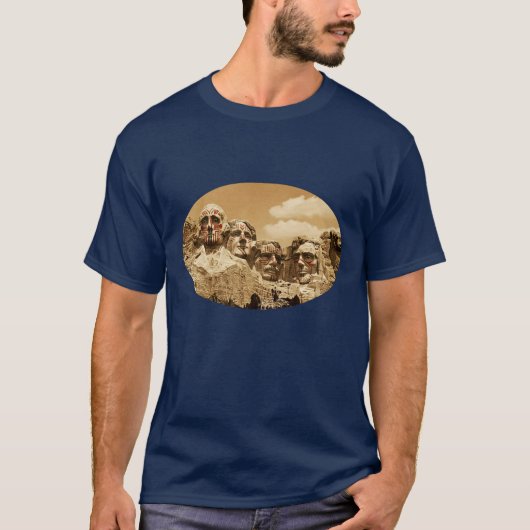 パンク大統領ラシュモア Tシャツ (正面)