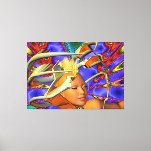 パンク天国 キャンバスプリント (正面)