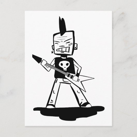 パンク岩 ポストカード (正面)