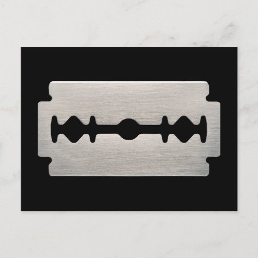 パンク式ロッカーカミソリ刃 ポストカード (正面)
