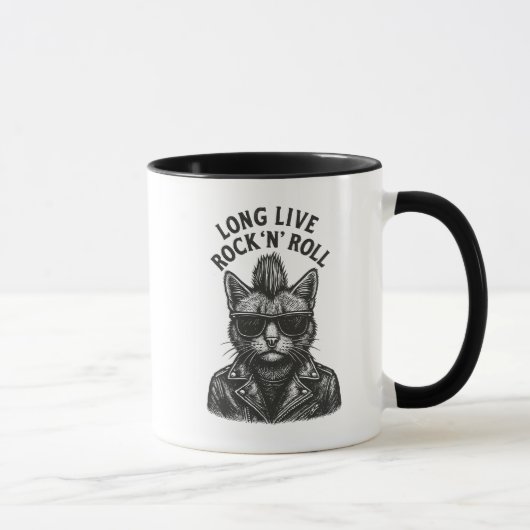 パンク猫 マグカップ (右)