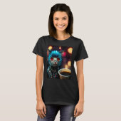パンク猫 Tシャツ (正面フル)