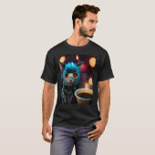 パンク猫 Tシャツ (正面フル)