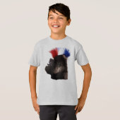 パンク猿 Tシャツ (正面フル)