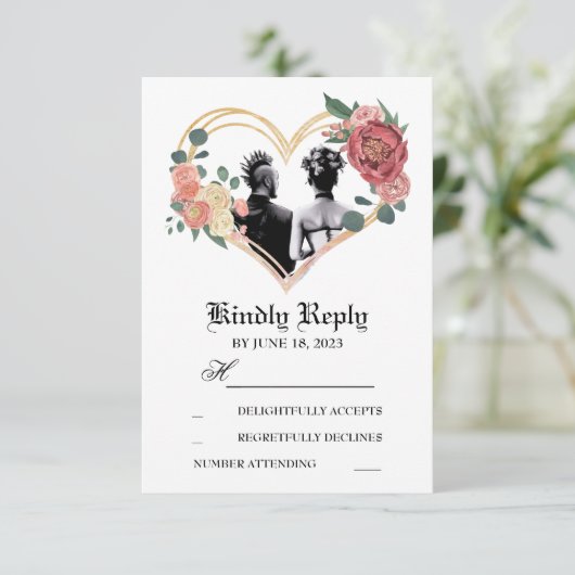 パンク結婚ズ 出欠カード (スタンド正面)