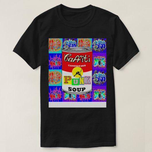 パンク落書きパンク Tシャツ (デザイン正面)